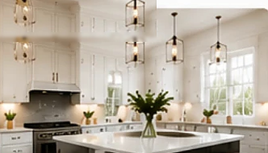 Bright, freshly cleaned modern kitchen
